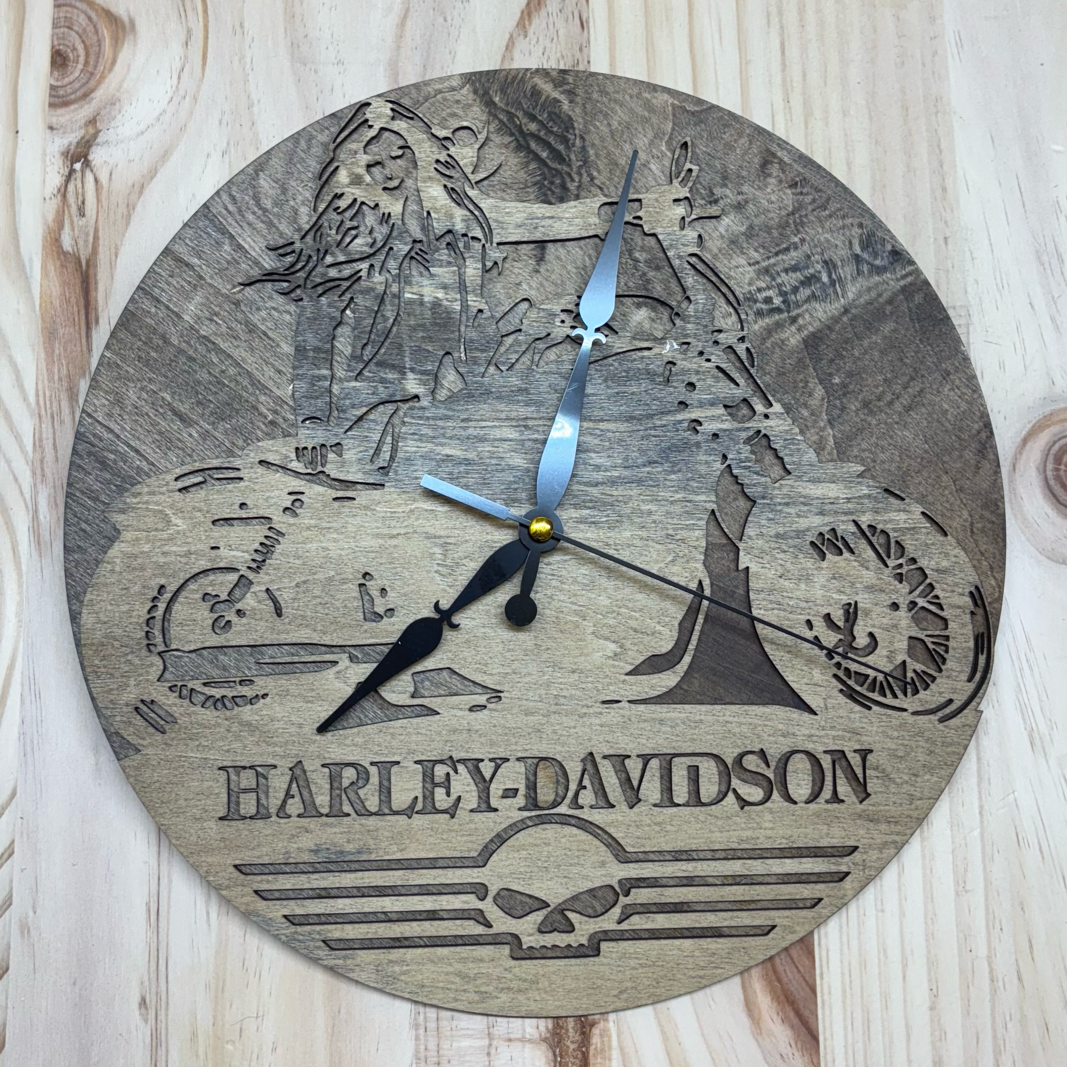 Harley Davidson Clock