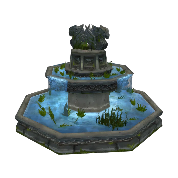 Overgrown Wildhammer Fountain
 wow housing decor