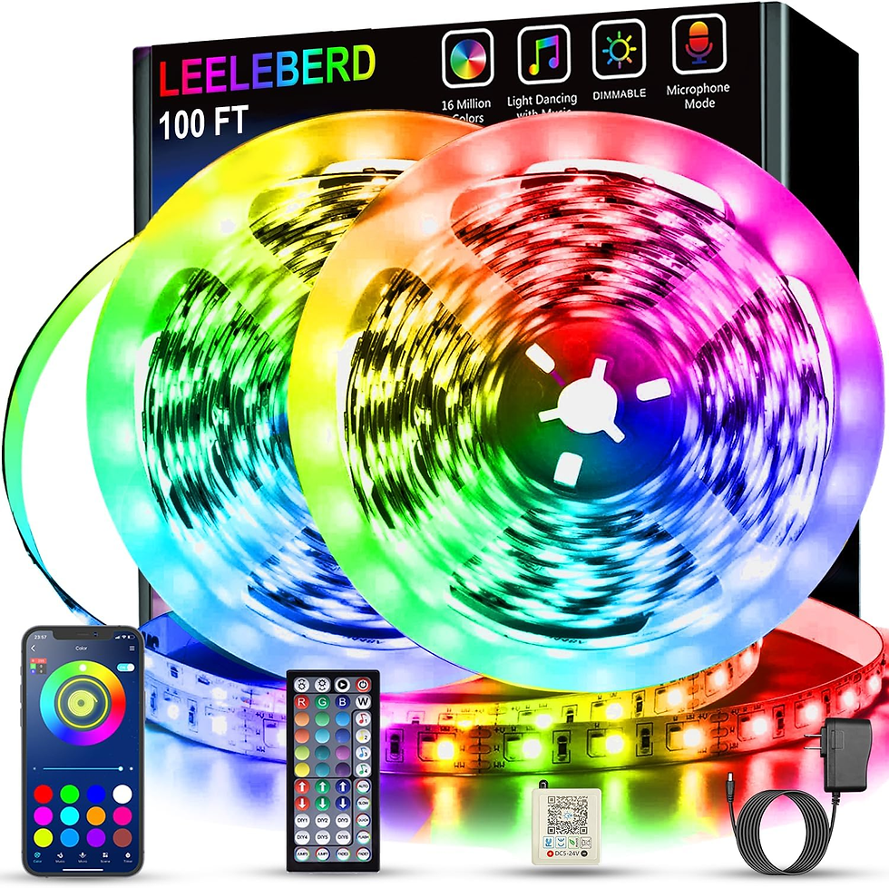 Led Lights for Bedroom 100 ft (2 Rolls of 50ft)
