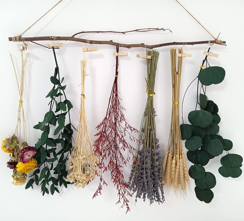 Dried Flower Rack Dried Flower Wall Hanging