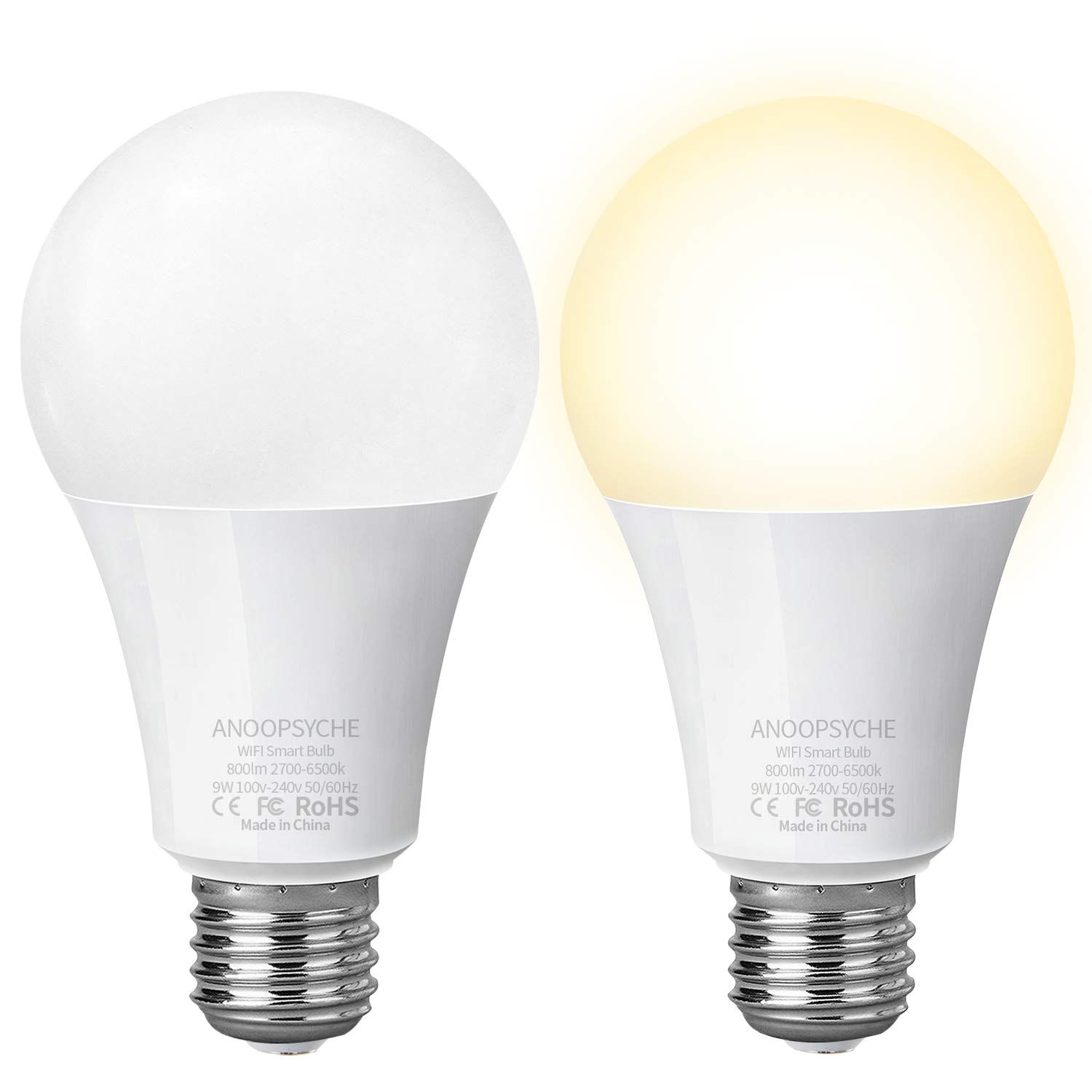 A19 Smart Bulb Color Temperature Adjustable