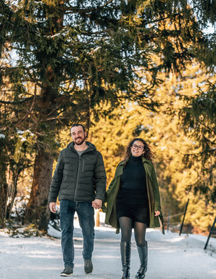 Verlobungsshooting - Nods im Schnee