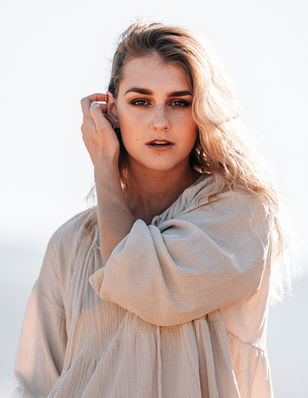 Weizenfeld Shooting - Leinen Kleid