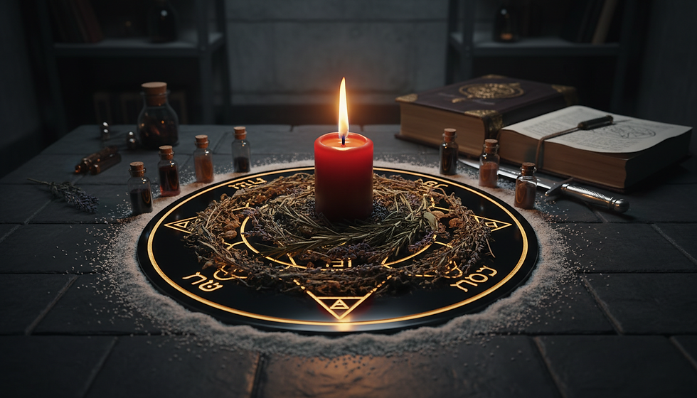 "Velación espiritual efectiva con velas específicas y elementos naturales para neutralizar brujería, Maestro Zoroastro."