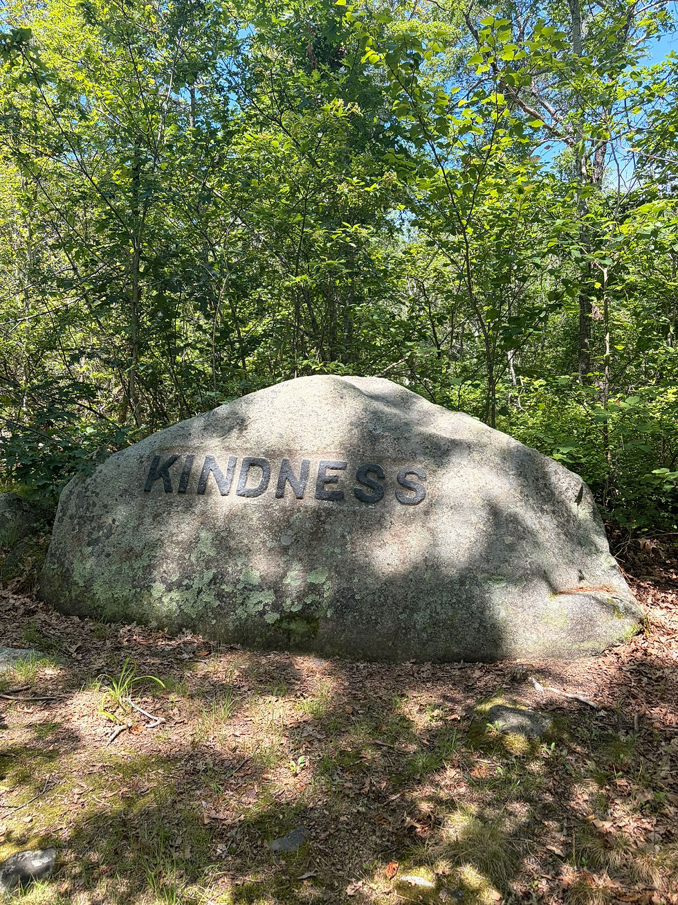 One of the Babson Boulders