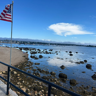 Boardwalk along Gloucester's Western Harbor