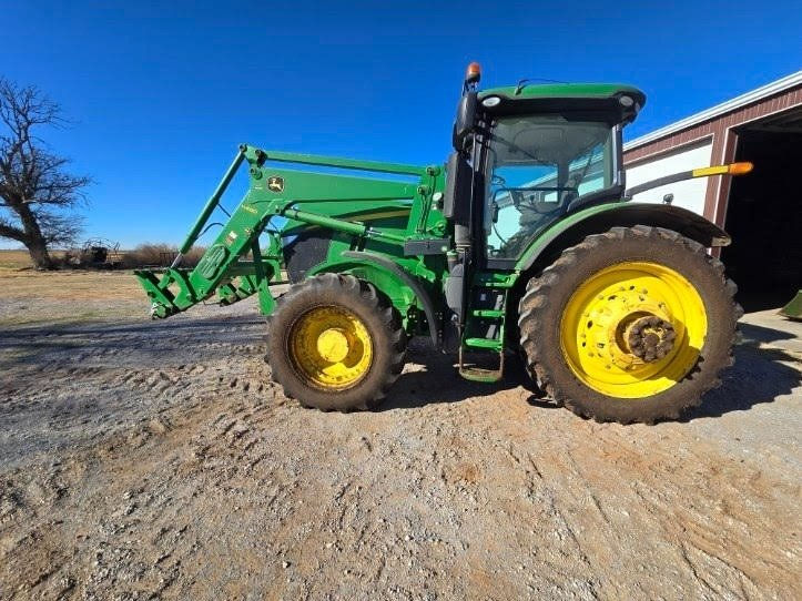 2016 John Deere 7230R Tractor with John Deere H480 Loader For Sale in Amorita, OK 73719