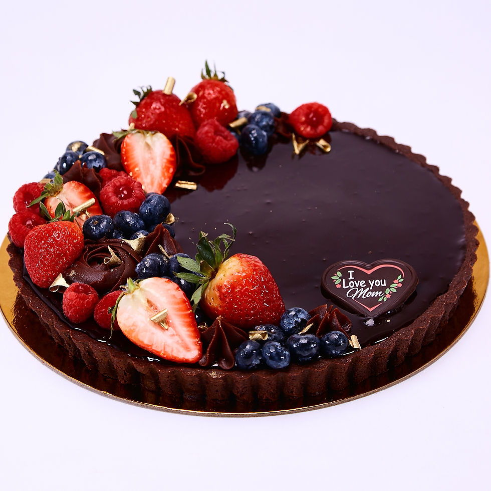 Ganache Tart by Lexie Vincent