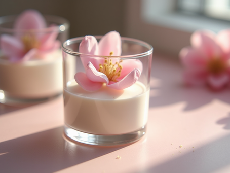 Savoring Spring: How to Make Magnolia Blossom Panna Cotta