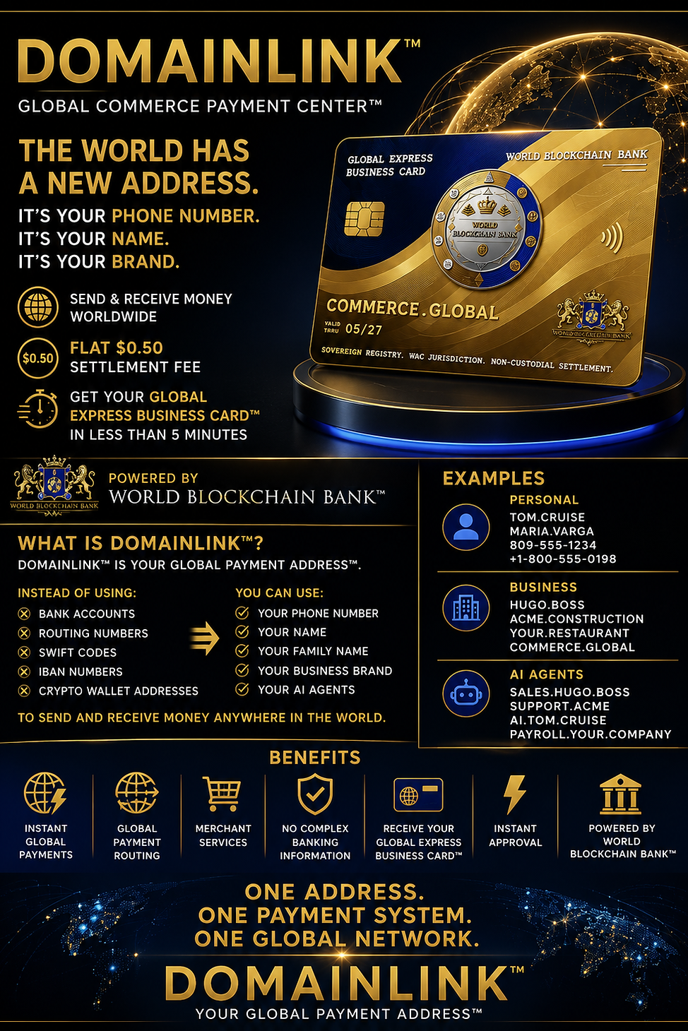 DOMAINLINK GLOBAL COMMERCE PAYMENT CENTER