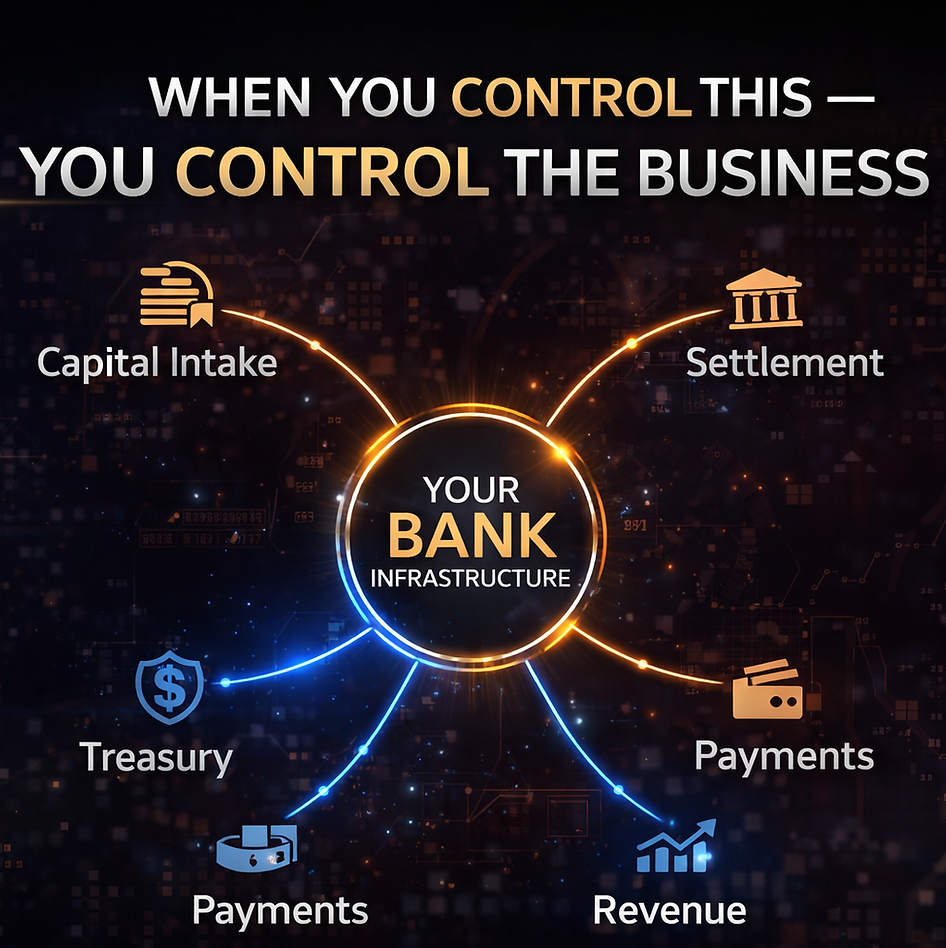 Control your bank infrastructure visually