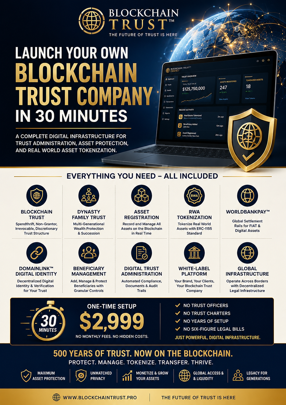 Launch Your Blockchain Trust in 30 Minutes