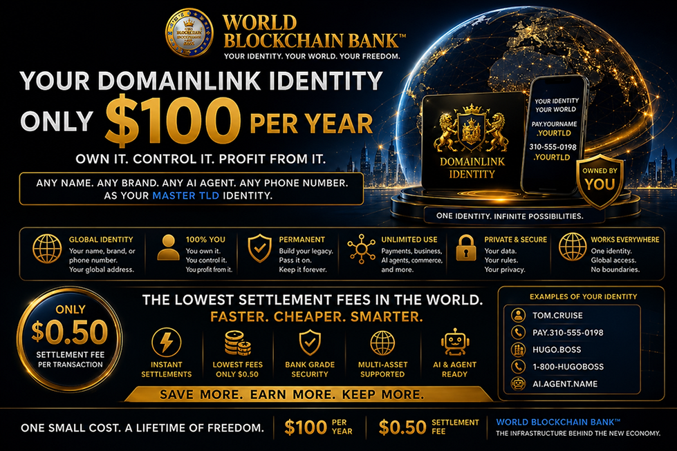 DomainLink Identity For Only $100 Per Year