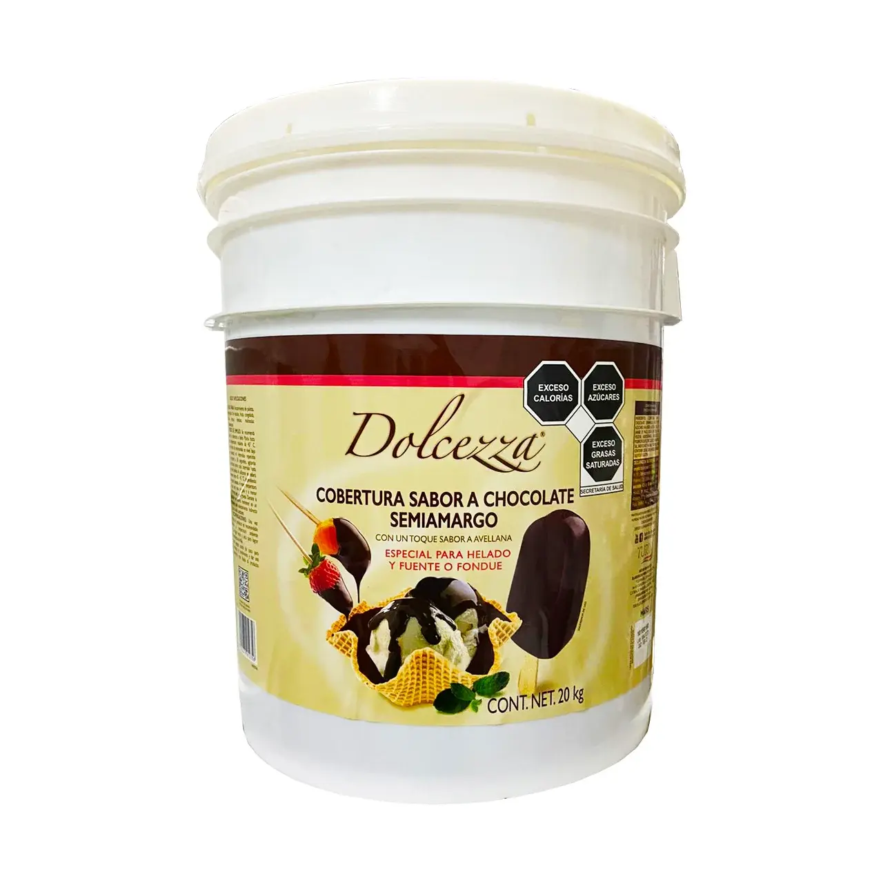 Cobertura Turin Dolcezza Helado Cb20Kg