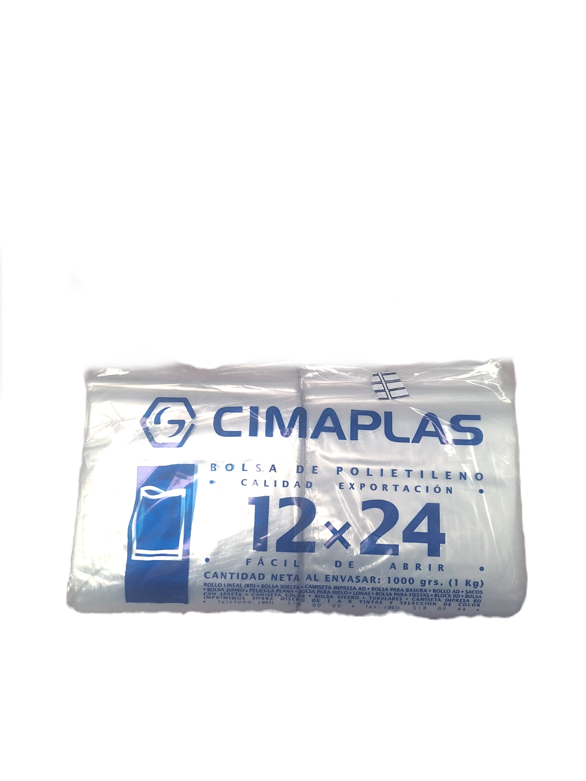 Bolsa 12X24 Cimaplas Plastico