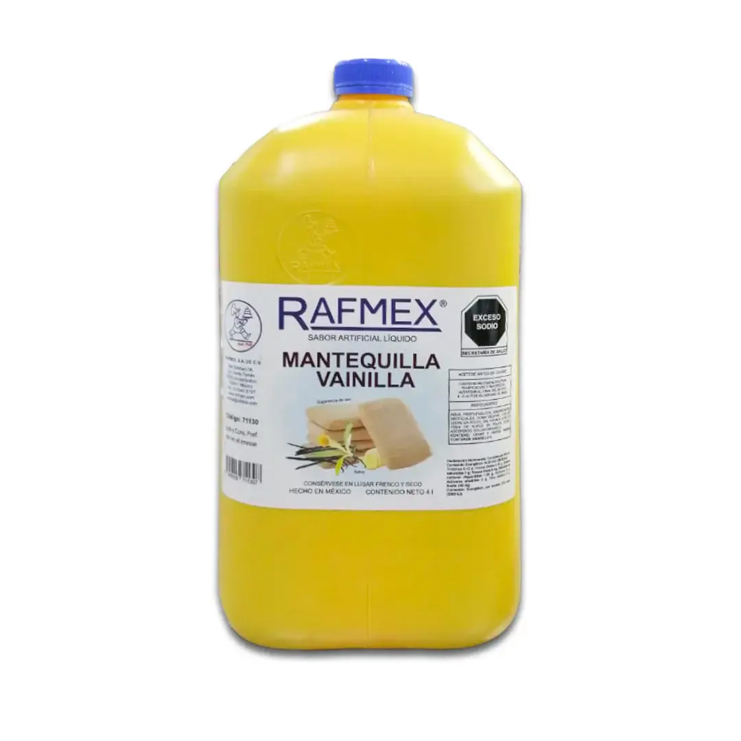 SABORIZANTE 4L RAFMEX MANTEQUILLA VAINILLA CJ4PZ