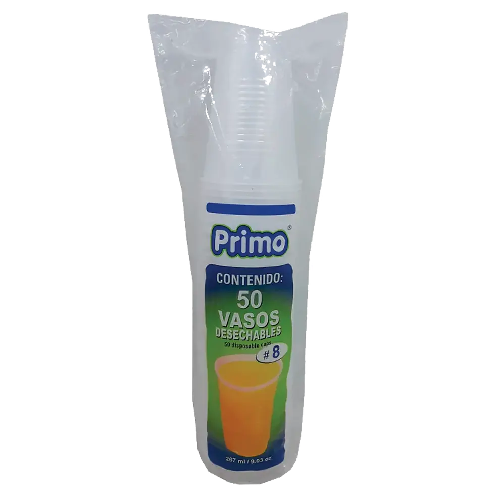 Vaso 8 Primo Plastico Cj20Pq50Pz