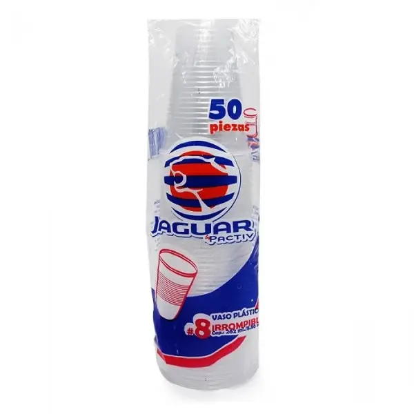 Vaso 8 Jaguar Plastico Cj20Pq50Pz