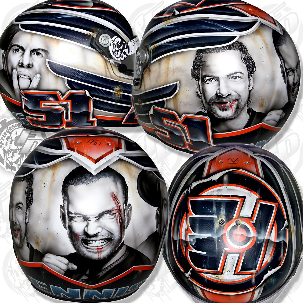 Goon Movie Themed Helmet