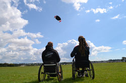 wheelchair kiting