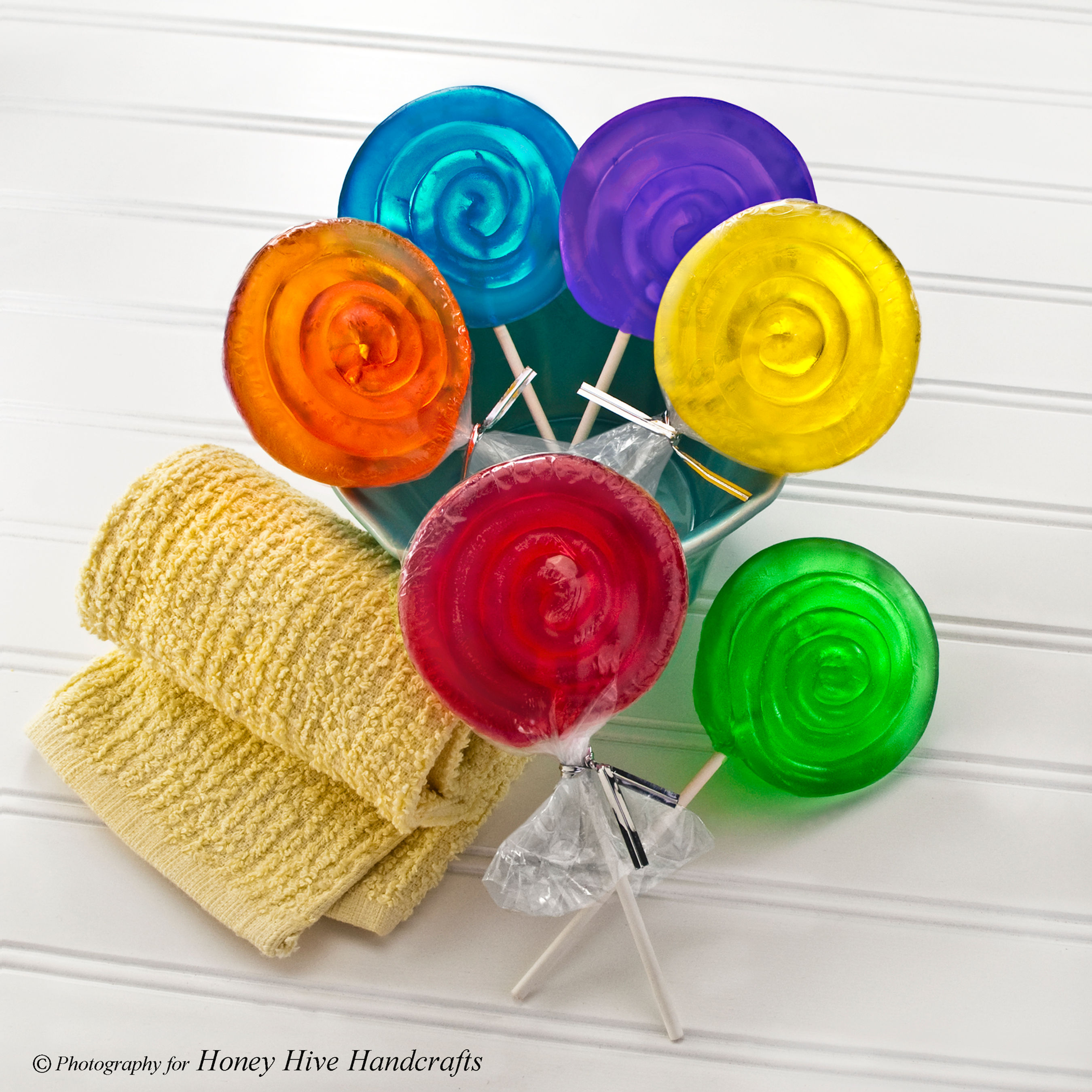 Lollipop Soap - Lemon- Yellow