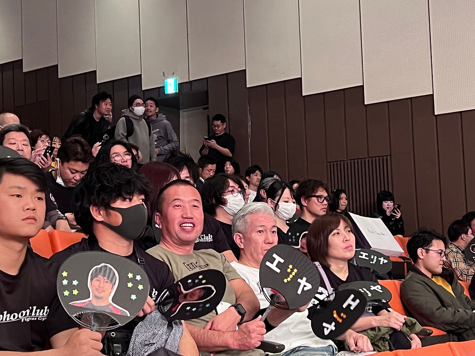 会場に駆けつけてくださった応援団