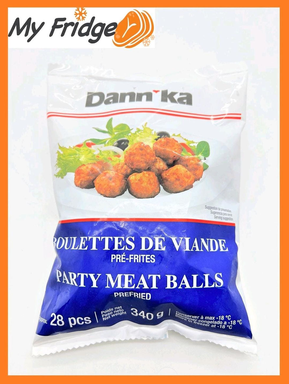 Dannka Party Meat Balls (340g / 28pcs)