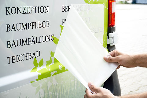 Vehicle lettering