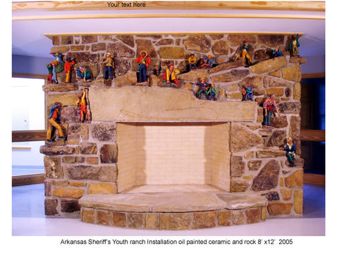 Arkansas Sheriff's Youth Ranch project painted ceramic figures 8' x12'.jpg