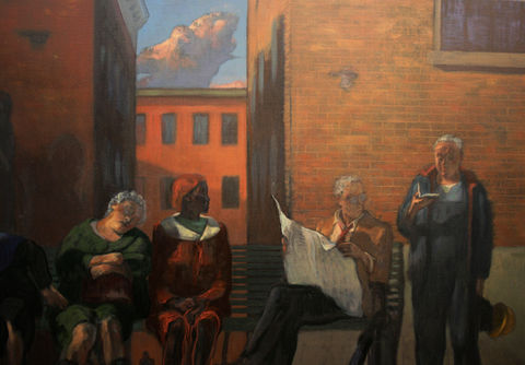 Bus stop III 30_ x40_ oil,  sold .jpg