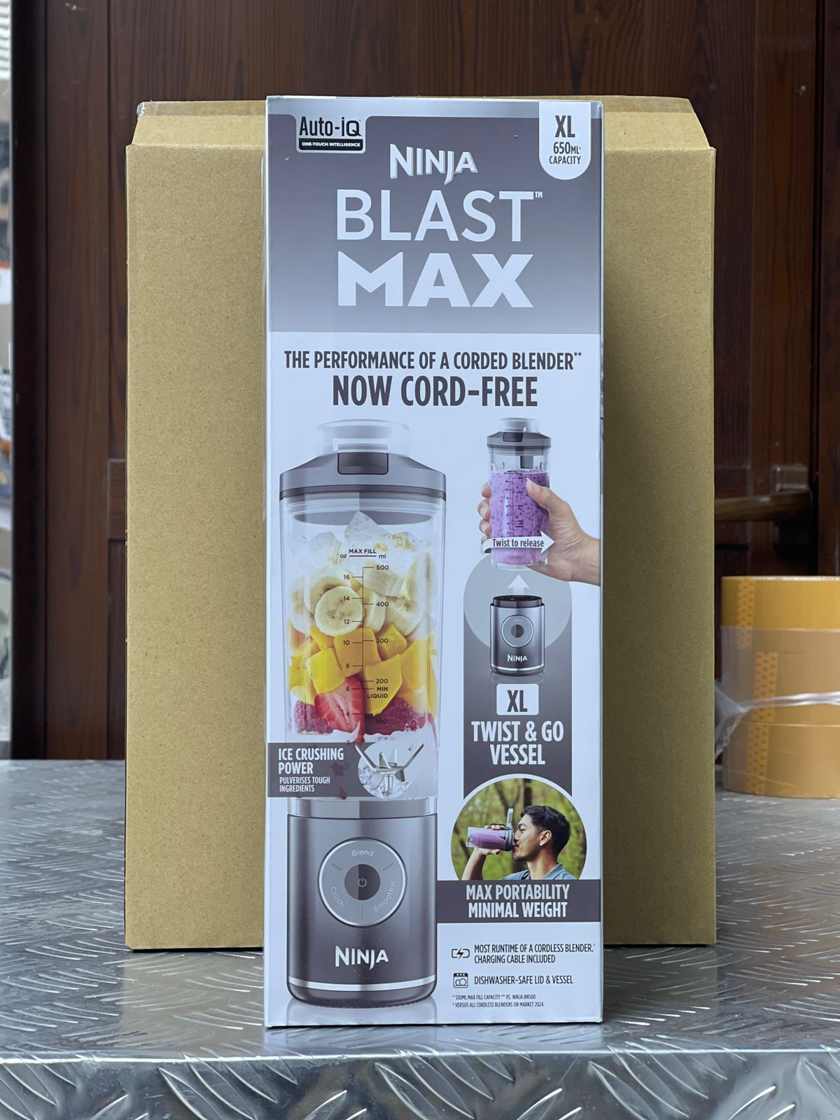 Ninja Blast Max™ Cordless Portable Blender (BC251 Series) – XL 650ml