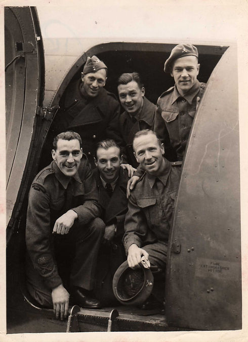 England Team in Plane - {Mercer Family}.