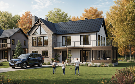 Rendu d'un projet résidentiel