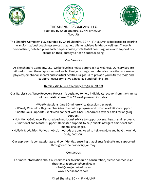 Narcissistic Abuse Recovery Program (NARP)