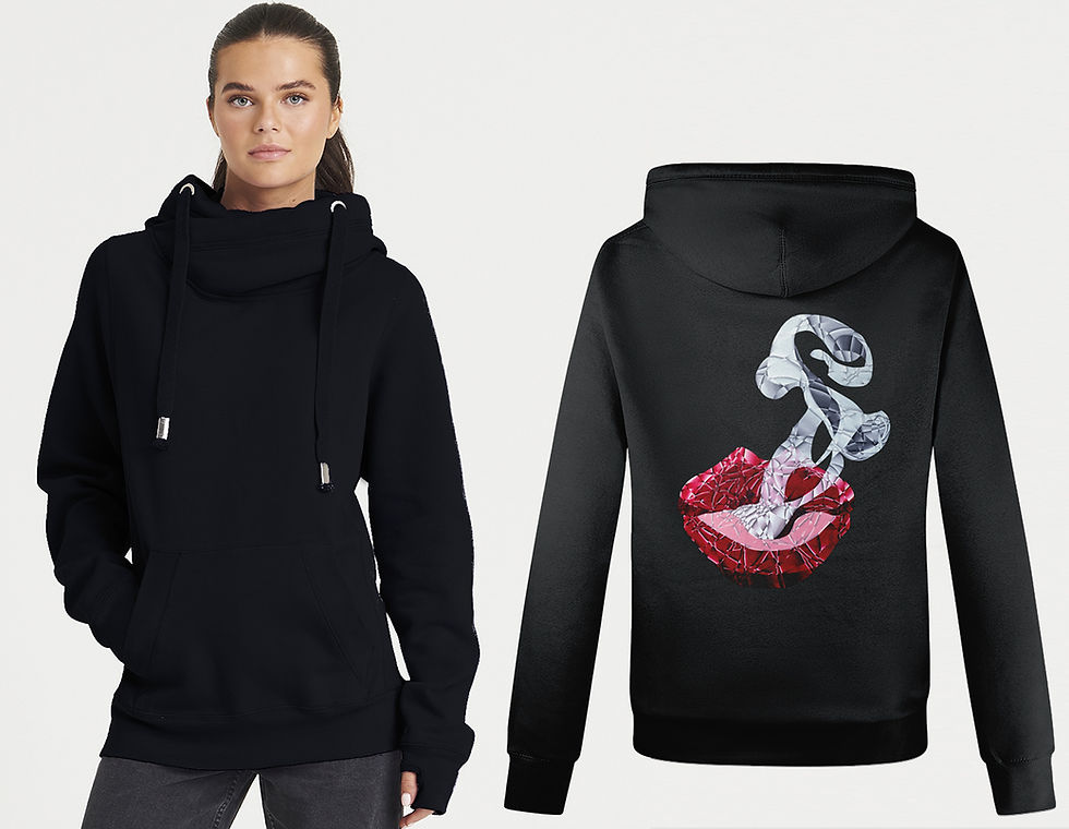 Thumbnail: Smoking Hot - Cross Neck Hoodie