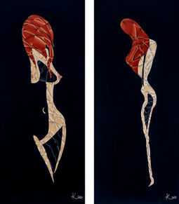 TWO SIDES BY THE ARTIST K