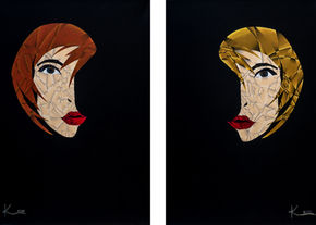 THE TWINS BY THE ARTIST K