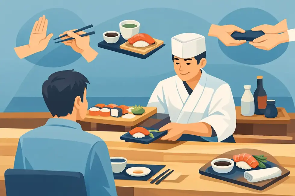 12 Sushi Counter Etiquette Tips That Matter