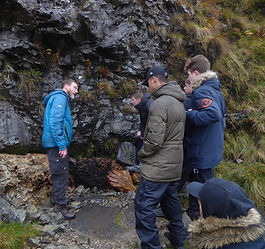 A Level geology field course Scotland