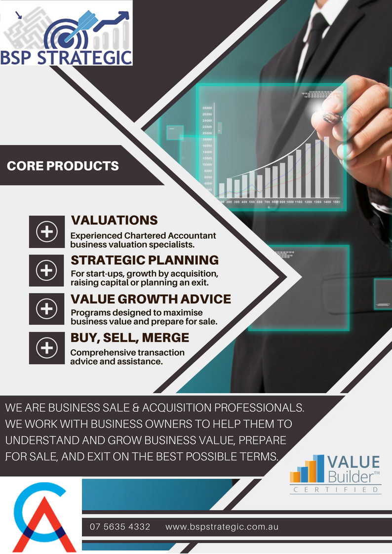 Business valuations, strategic planning, value growth advice