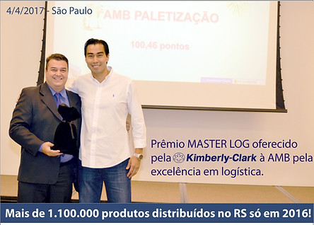 Prêmios Clientes AMB Paletização e Logística Porto Alegre