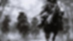 A pack of samurai riding to attack. JCA fanart inspired by Akira Kurosawa’s Seven Samurai.