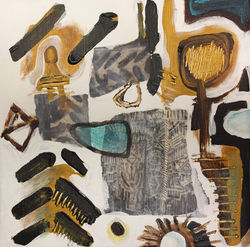 abstract schilderij