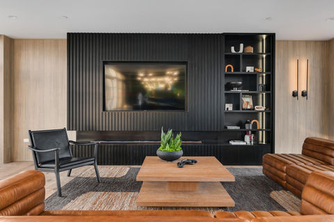Sky Deck Lounge Fireplace