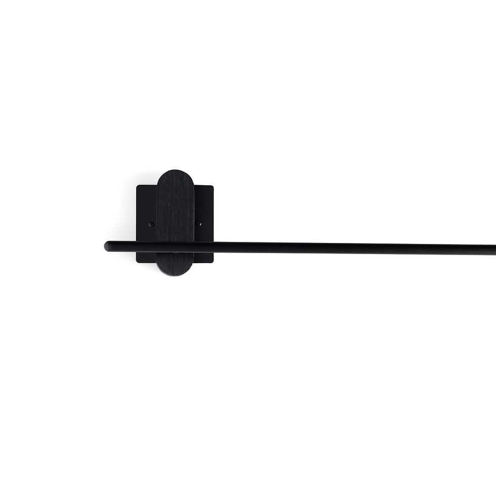 Thumbnail: Black Adjustable Arm LED Interior Wall Sconce Light (Side End Mount)