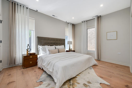 The Grove Apartment Primary Ensuite Bedroom