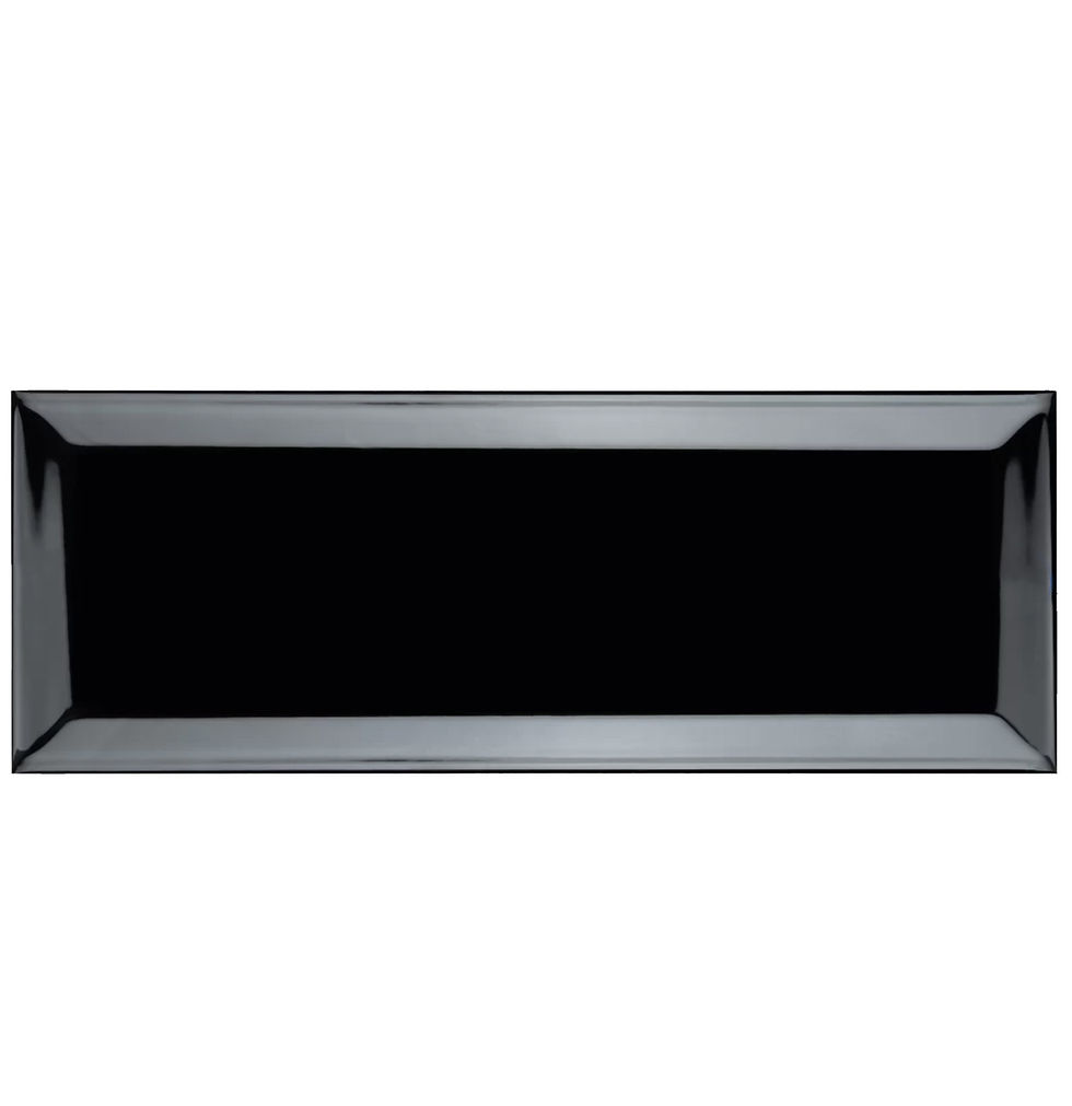 Thumbnail: Metro Subway White Glossy Beveled 4 in. x 12 in. Ceramic Wall Tile (20 per box)