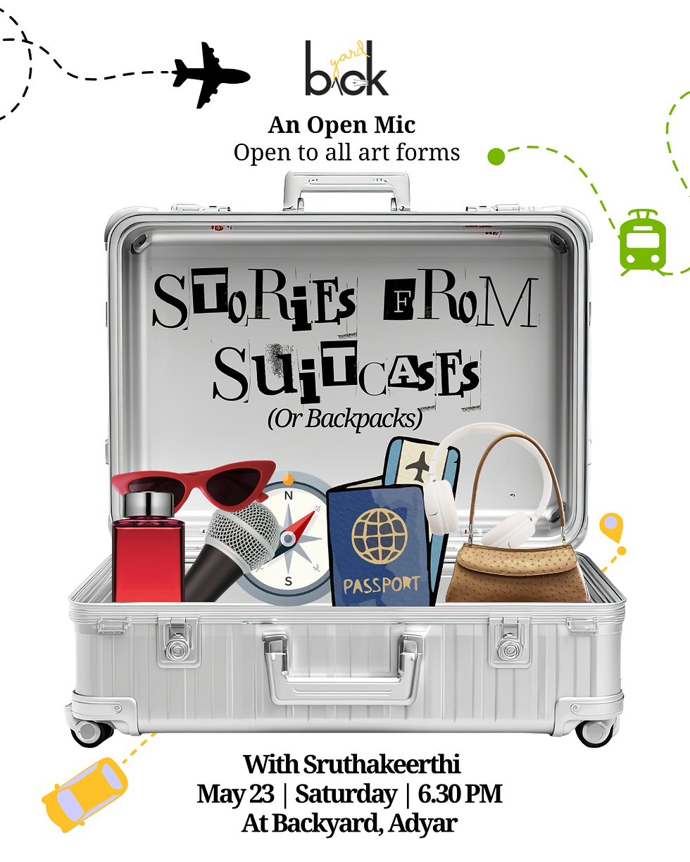 Stories from Suitcases (or Backpacks!)
