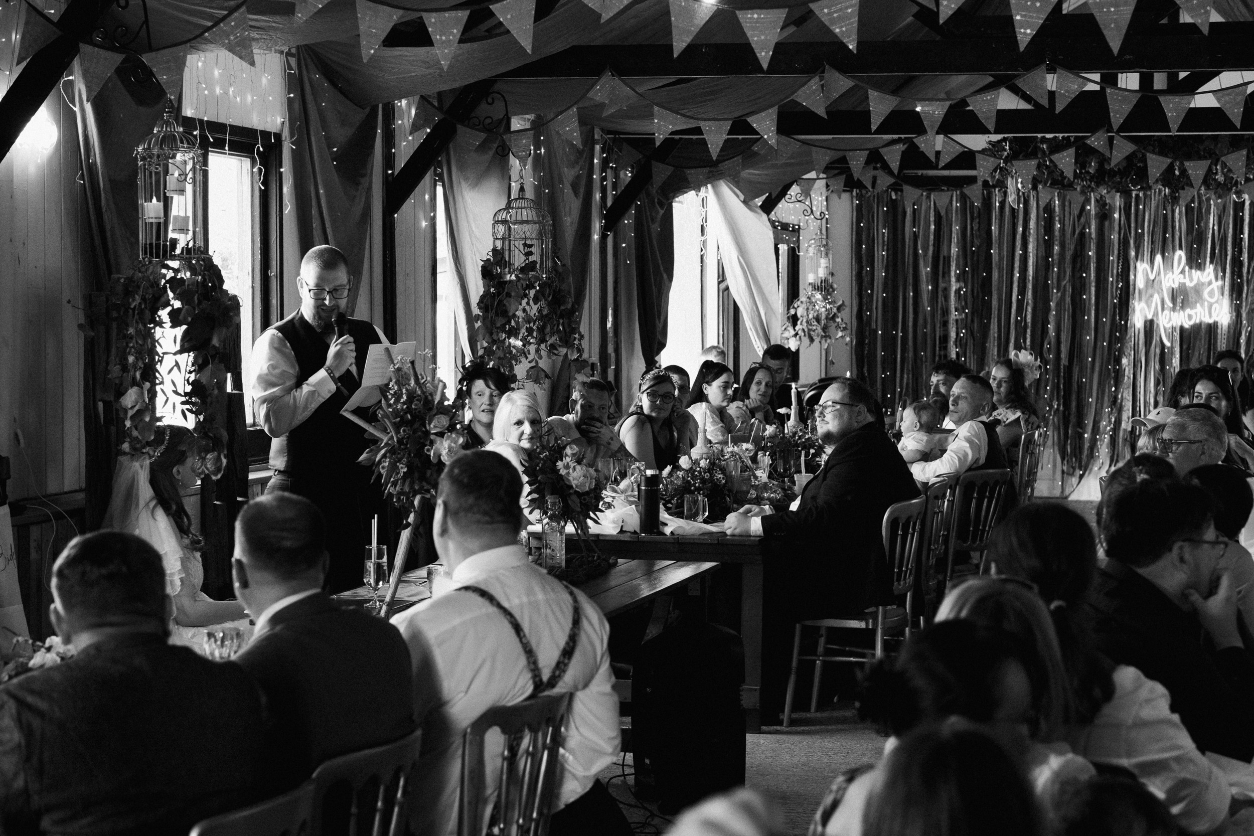 Wedding speech.