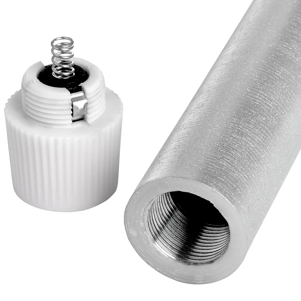 Thumbnail: Pair Of Silver Luxe Flickering Flame LED Wax Dinner Candles